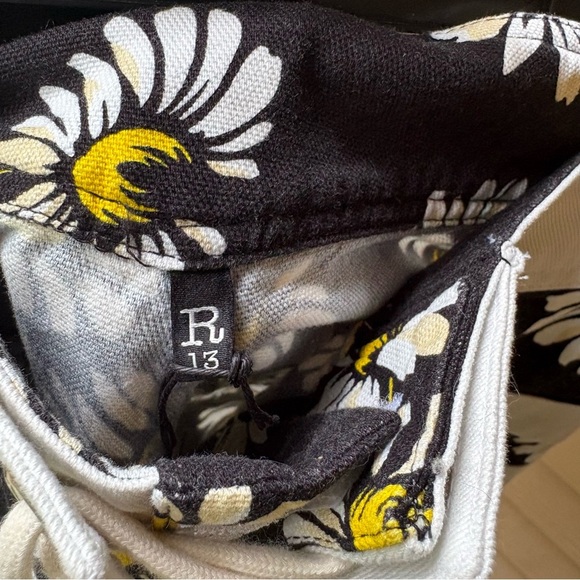 R13 NEW Cotton Canvas Daisy Shorts Size Small - Picture 6 of 7